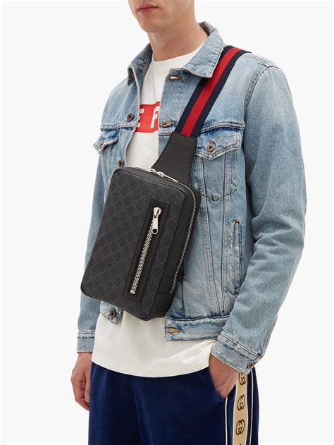 gucci male pouch|gucci crossbody bags men's.